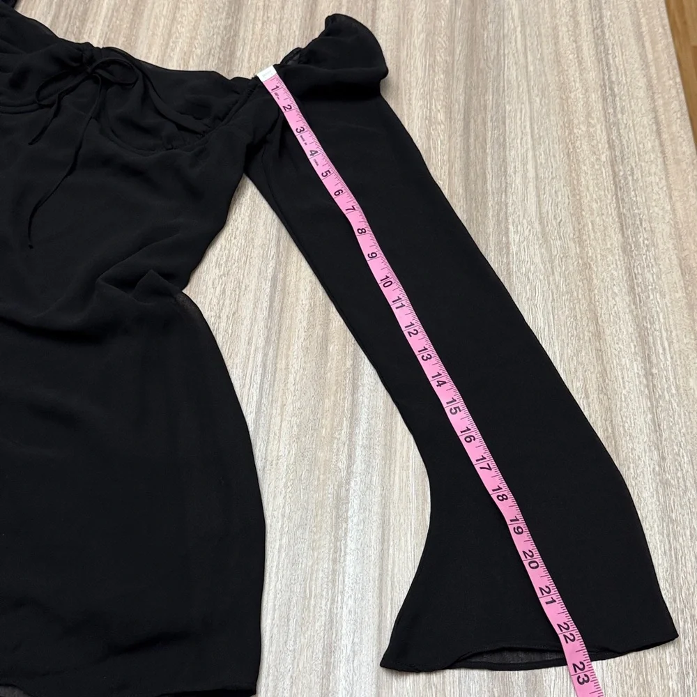 House Of CB Babydoll Dress size medium black - Picture 6 of 7